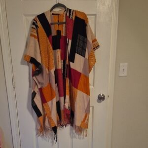 Do Everything in Love Multicolor Patchwork Cardigan